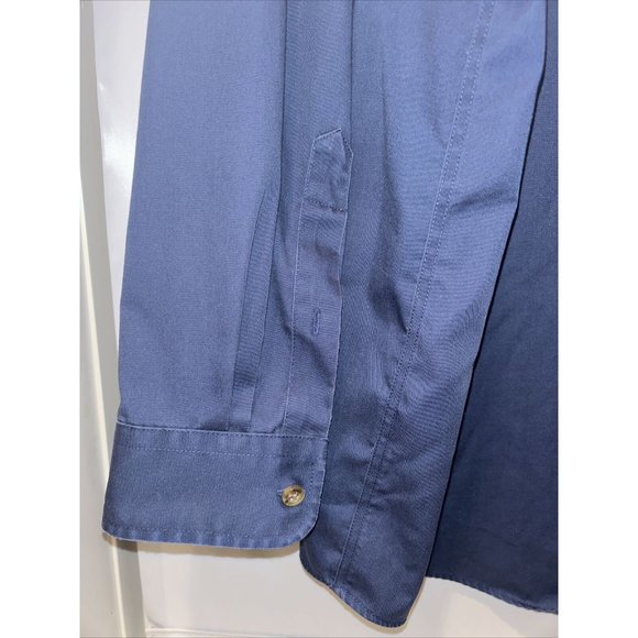 LL Bean Shirt Mens XL Tall XLT Blue Button Up Wrinkle Free Casual Adult - Picture 8 of 10